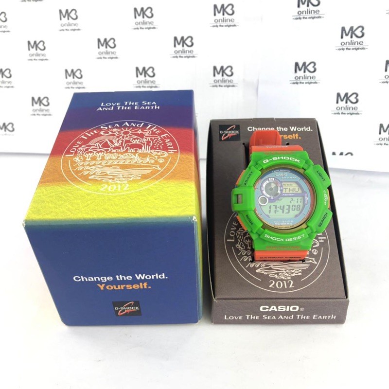 Casio G-Shock X Love the Sea & The Earth 2012 Mudman Parrot GW