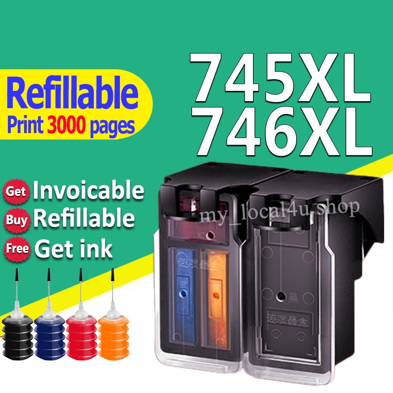 Pg 745 Cl 746 Pg745xl Cl746xl 745s 746s Ink Cartridge Compatible For Canon Mg2570 Mg2570s Mg3070 