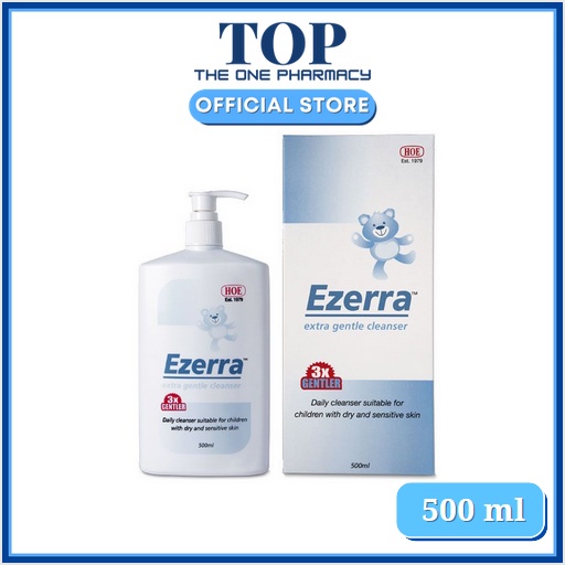 Ezerra Extra Gentle Cleanser  For Dry, Irritated Baby Skin