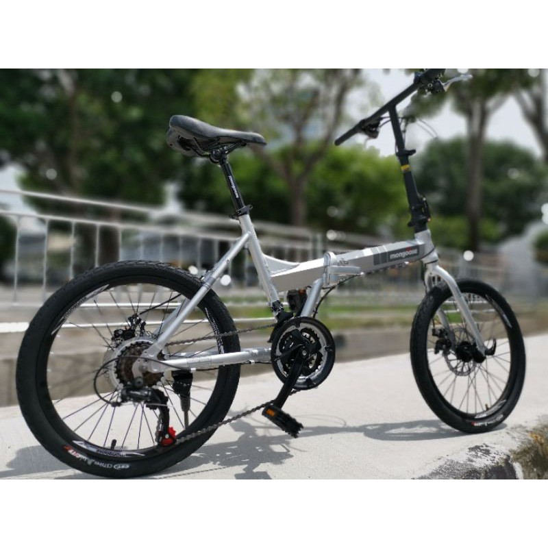 MONGOOSE FOLDING BICYCLE 20 INCH 406 For Rider Height 145CM 175CM 21Speed