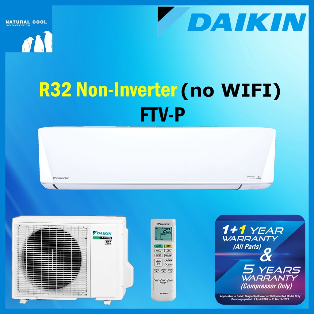 daikin non inverter 1hp