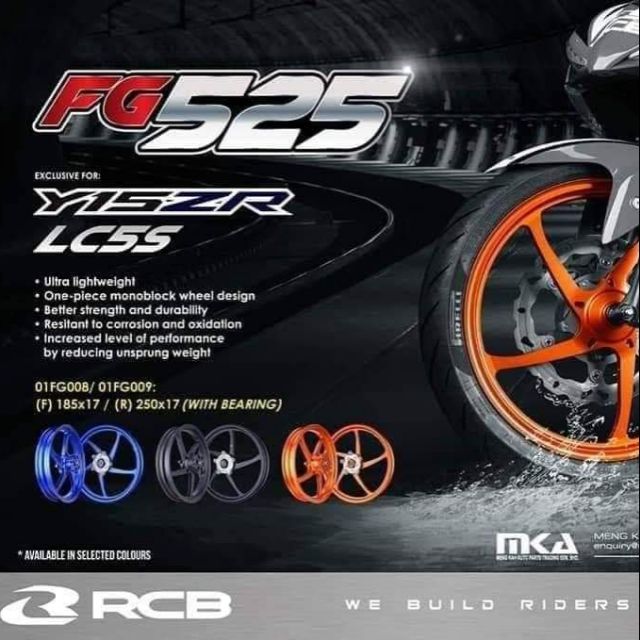 🔥RCB FORGED RIM🔥FG525 Matt Black RED WITH SERIAL NO | Shopee Malaysia