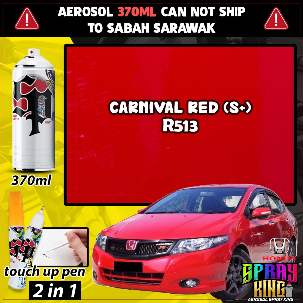 R513 Carnival Red ( Honda City 5 Generation Touch Up Pen ) Car Spray