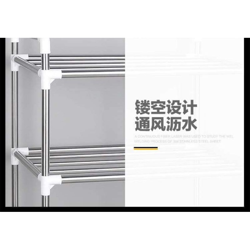 Multi-functional Metal Trolley Storage Rack 六层置物架 | Shopee Malaysia