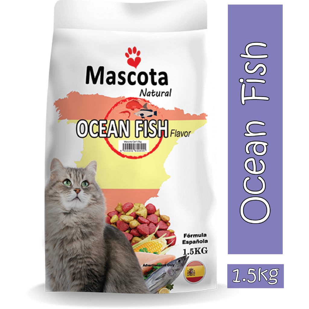 Mascota Natural Cat Ocean Fish 1.5kg Shopee Malaysia