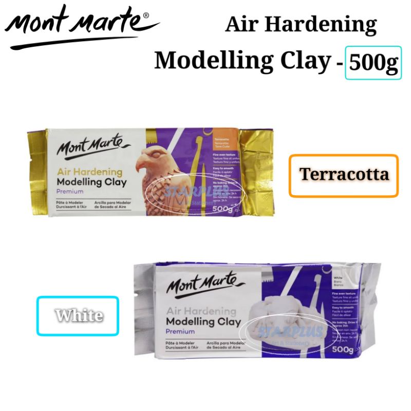 Mont Marte Air Hardening Modelling Clay - Terra 500gms Al Masam Stationery LLC