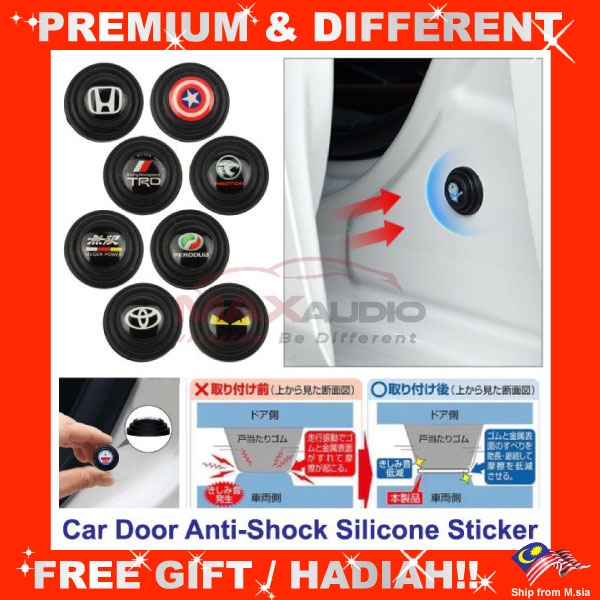 SZYYQ 30 PCS Car Door Shock Absorber, Universal Car Door Protection Sticker With Anti-Collision