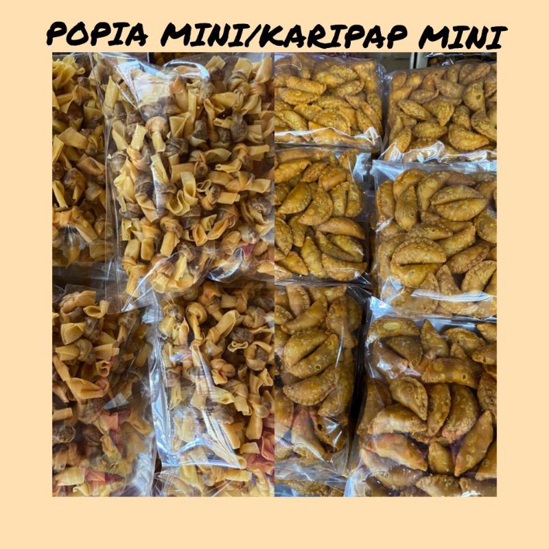 Popia Mini dan Karipap Mini (200-250g) | Shopee Malaysia