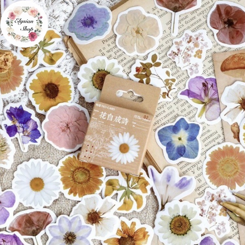 Flower Stickers For Journal