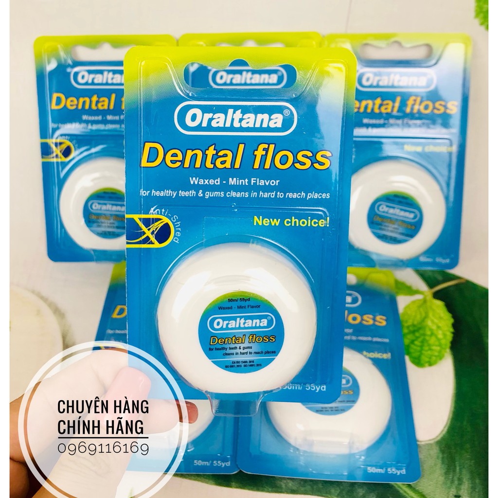 Oraltana Dental Floss Flos Flavoring Flos 50m / Roll Tanaphar