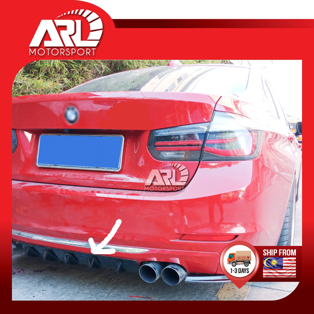 Toyota Honda Proton Perodua Rear Bumper Diffuser Carbon Fiber Universal ...