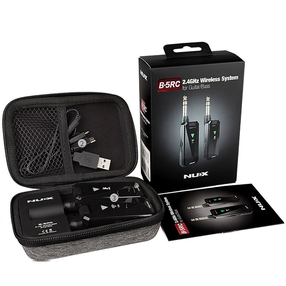 NUX B-5RC 2.4GHz Wireless System For All Types of Guitar | Shopee Malaysia