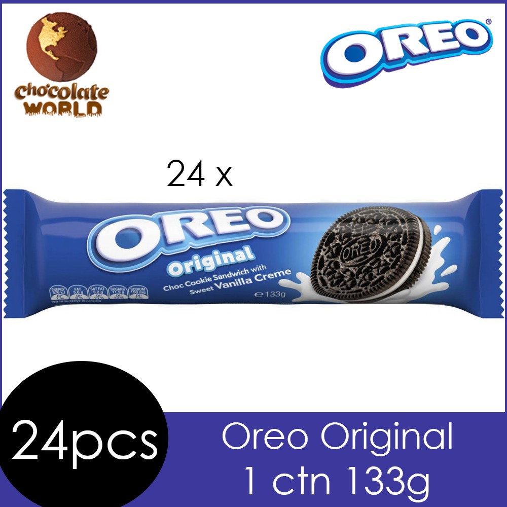 Oreo Slug 1 Carton (24 x 119.6g-123.5g) Family | Shopee Malaysia