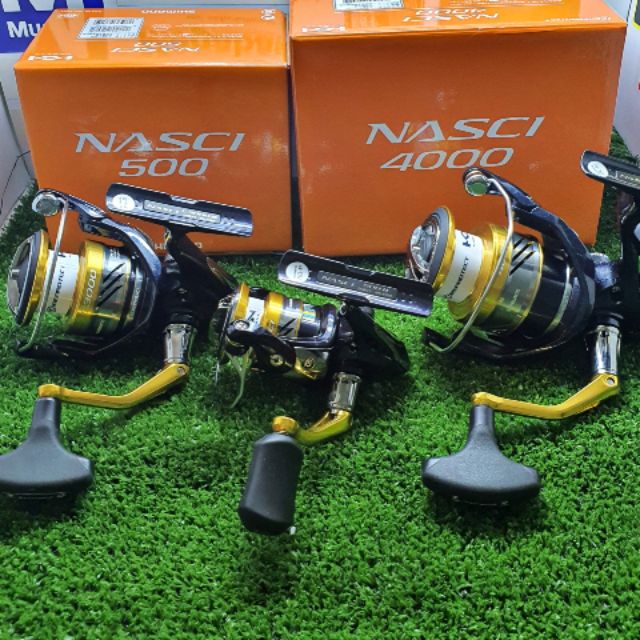 Shimano Nasci Spinning Reel 500 - 5000 (1 Year Warranty Malaysia)