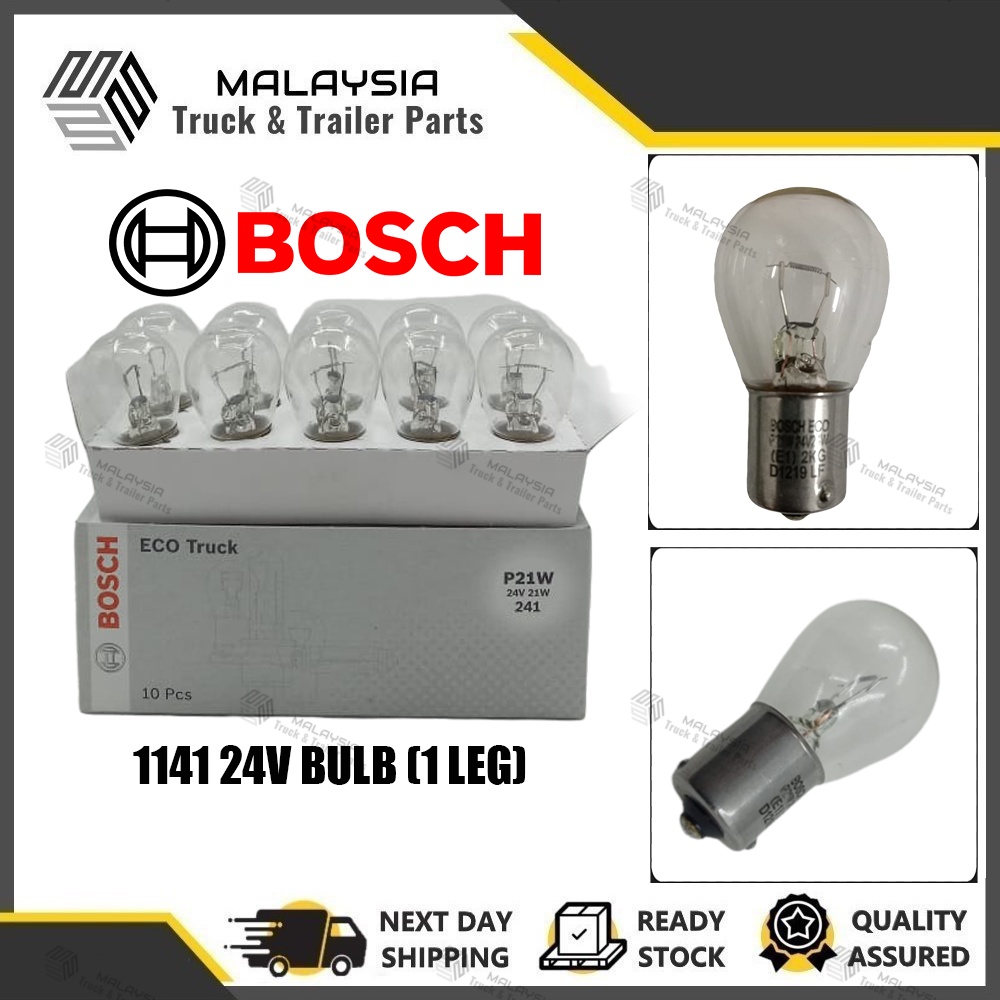 BOSCH 1141 24V BULB 1 LEG 1BOX 10PCS Shopee Malaysia