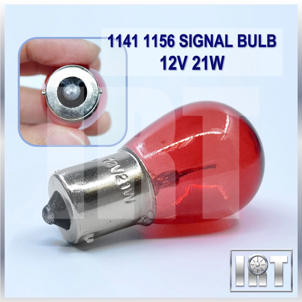 12V Red Signal Bulb Kereta Lampu Merah Lamp Light Indicator 1141 1156