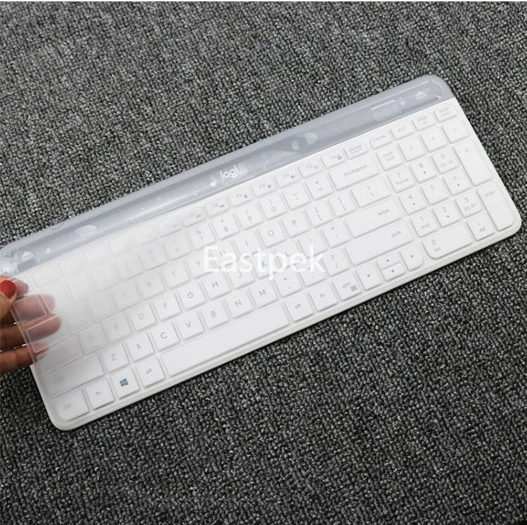 Eastpek Clear transparent Silicone Keyboard Cover For Logitech MK470 K580 Shopee Malaysia