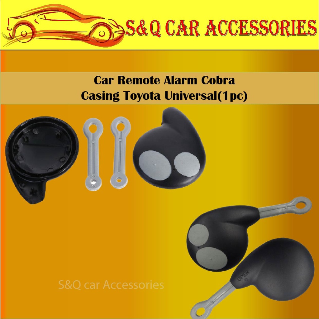 🔥Ready Stock🔥Car Remote Alarm Cobra Casing Toyota Universal(1pc