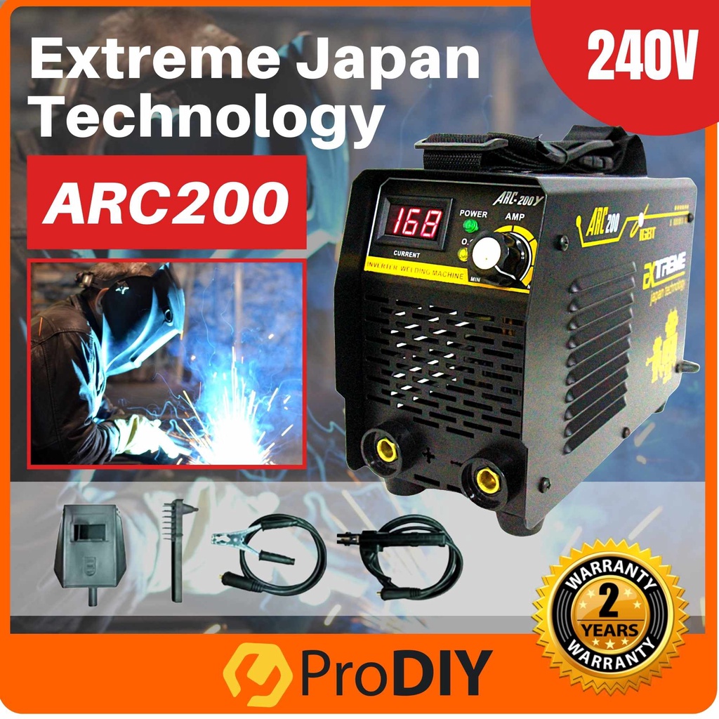 ARC Welding Machine 120AMP Extreme Japan Technology ARC200 With / Non