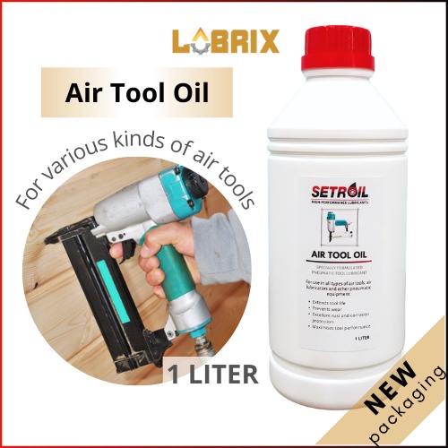 LUBRIX Setroil Air Tool Oil 1 Liter Lubricating Oil Grinder Sander Heat