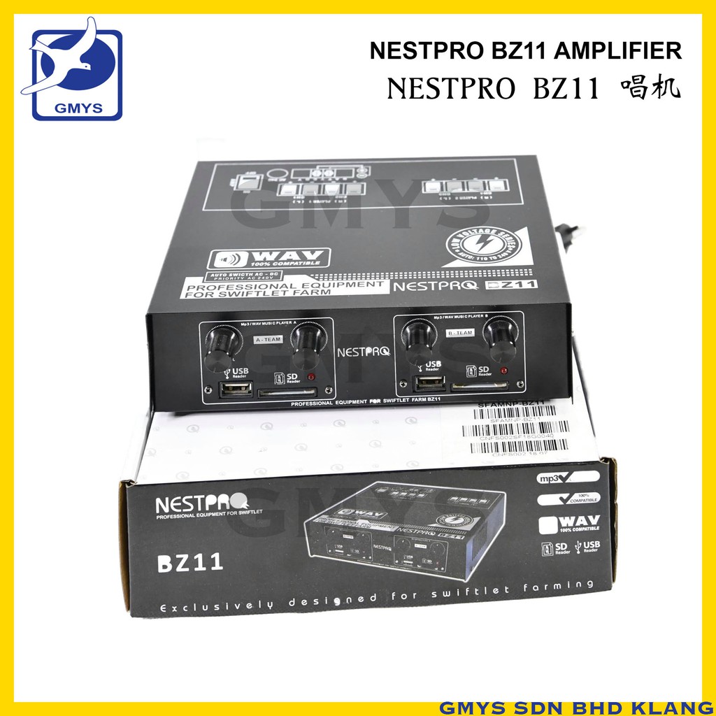 B5C - NESTPRO BZ11 Amplifier (MUST CONNECT USB + TWEETERS BEFORE LIGHT ...