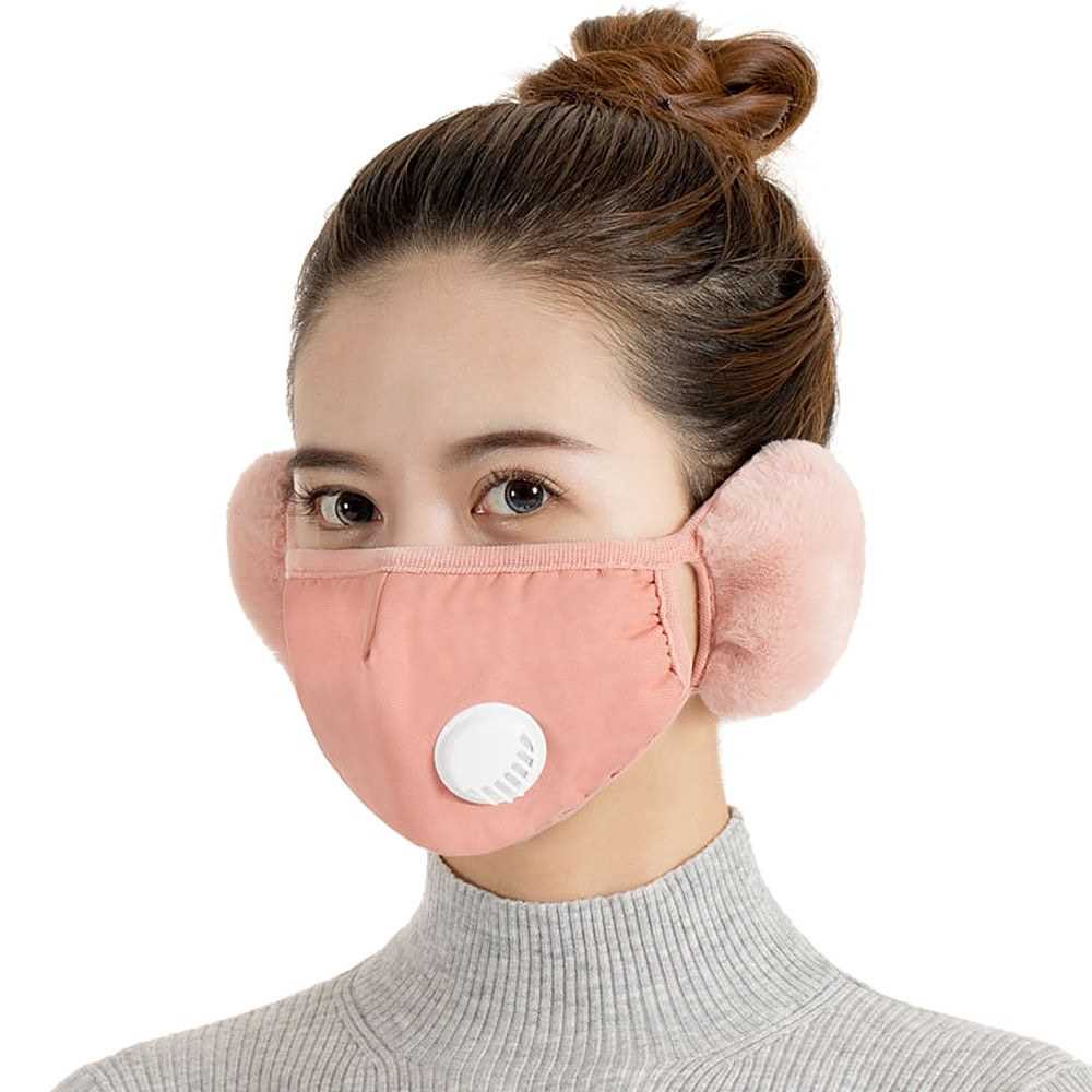 Reusable Cycling Sports Face Mask Breathing Valves With Active