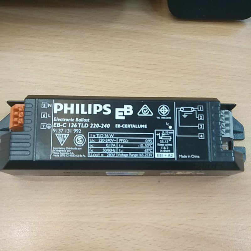 Philips EB-C 136 TLD 220-240V ELECTRONIC BALLAST 36W | Shopee Malaysia