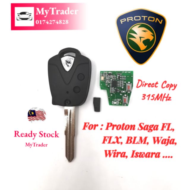 Proton Saga 315MHz Direct Copy Remote Key | Shopee Malaysia