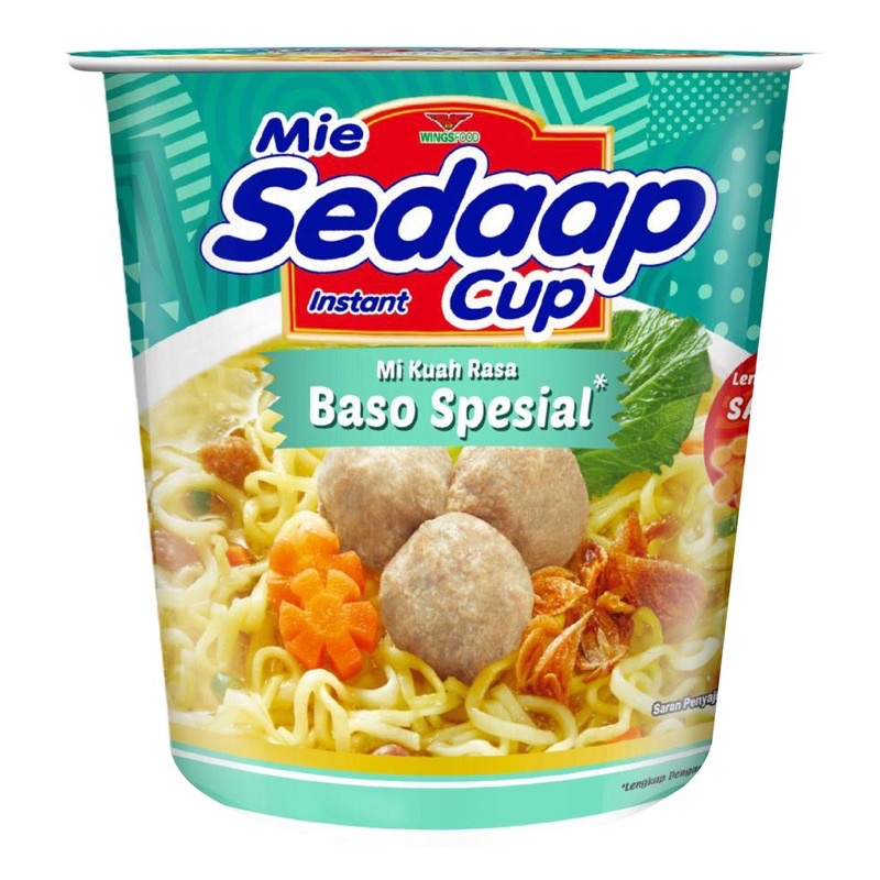 Mie Sedaap Cup Asli Soto Baso Special Korean Spicy 77~85g