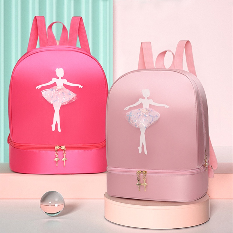 Dance bag new children's shoulder dance backpack Latin ballet school