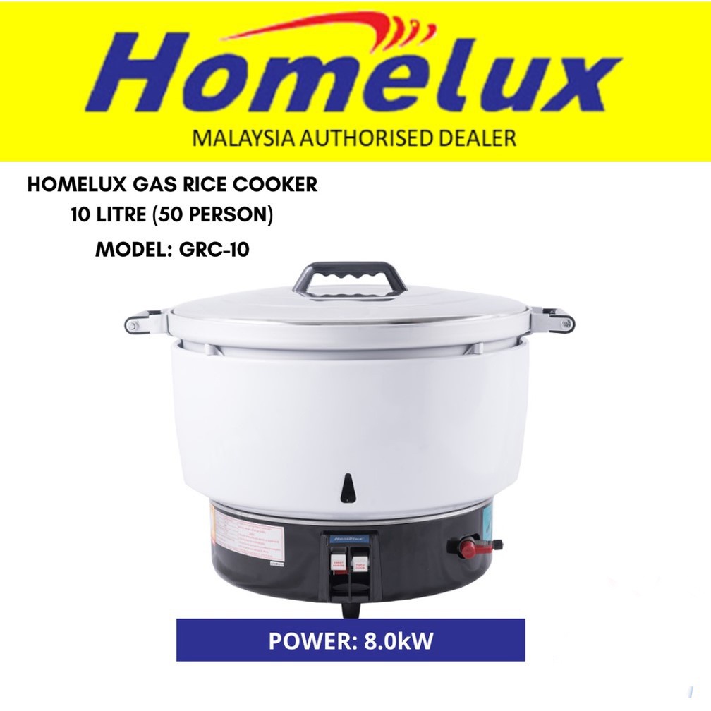 Homeluxeurogas Grc 15 15l High Quality Commercial Gas Rice Cooker Periuk Nasi 50 Person 15 6759