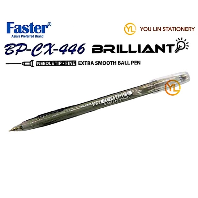 ペン Faster Brilliant Ball Pen CX446 | Shopee Malaysia