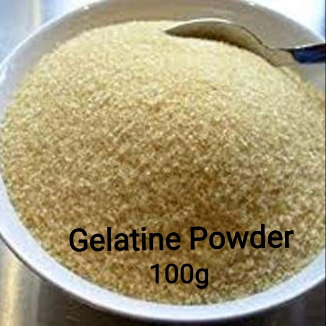 Gelatin/Gelatine bovine or fish(100g) Ready Stock Shopee Malaysia