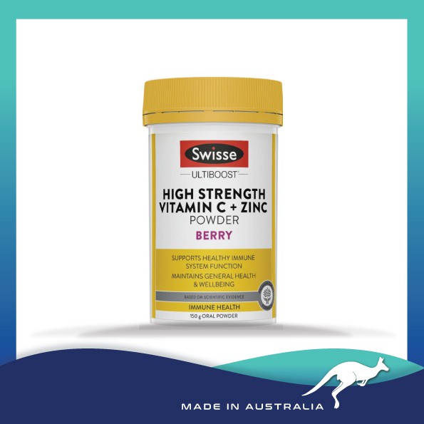 Swisse Vitamin C + Zinc Powder Berry 150g Shopee Malaysia