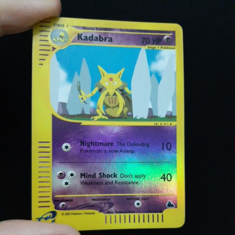 Pokemon Card TCG : Vintage Card Skyridge : Kadabra 69/144 (REVERSE HOLO)  Condition:Lightly Played 100% Original | Shopee Malaysia