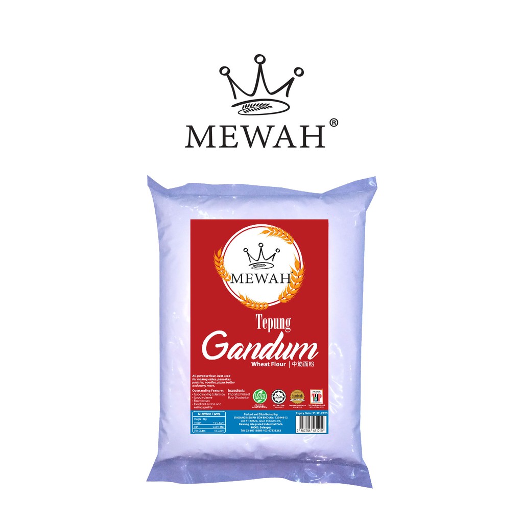 Mewah Tepung Gandum 1kg Shopee Malaysia