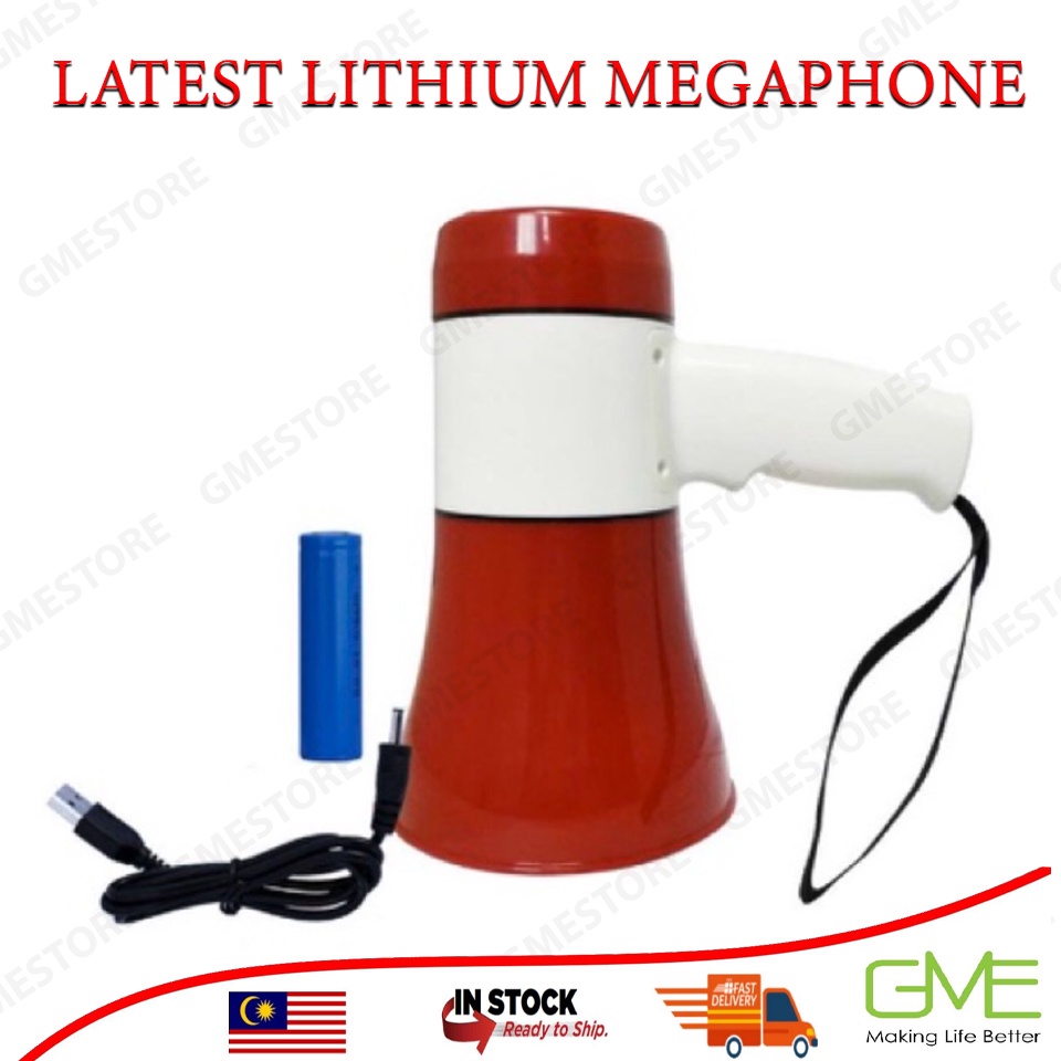 20W Handheld Rechargeable Megaphone Loudspeaker with Recording Pembesar ...