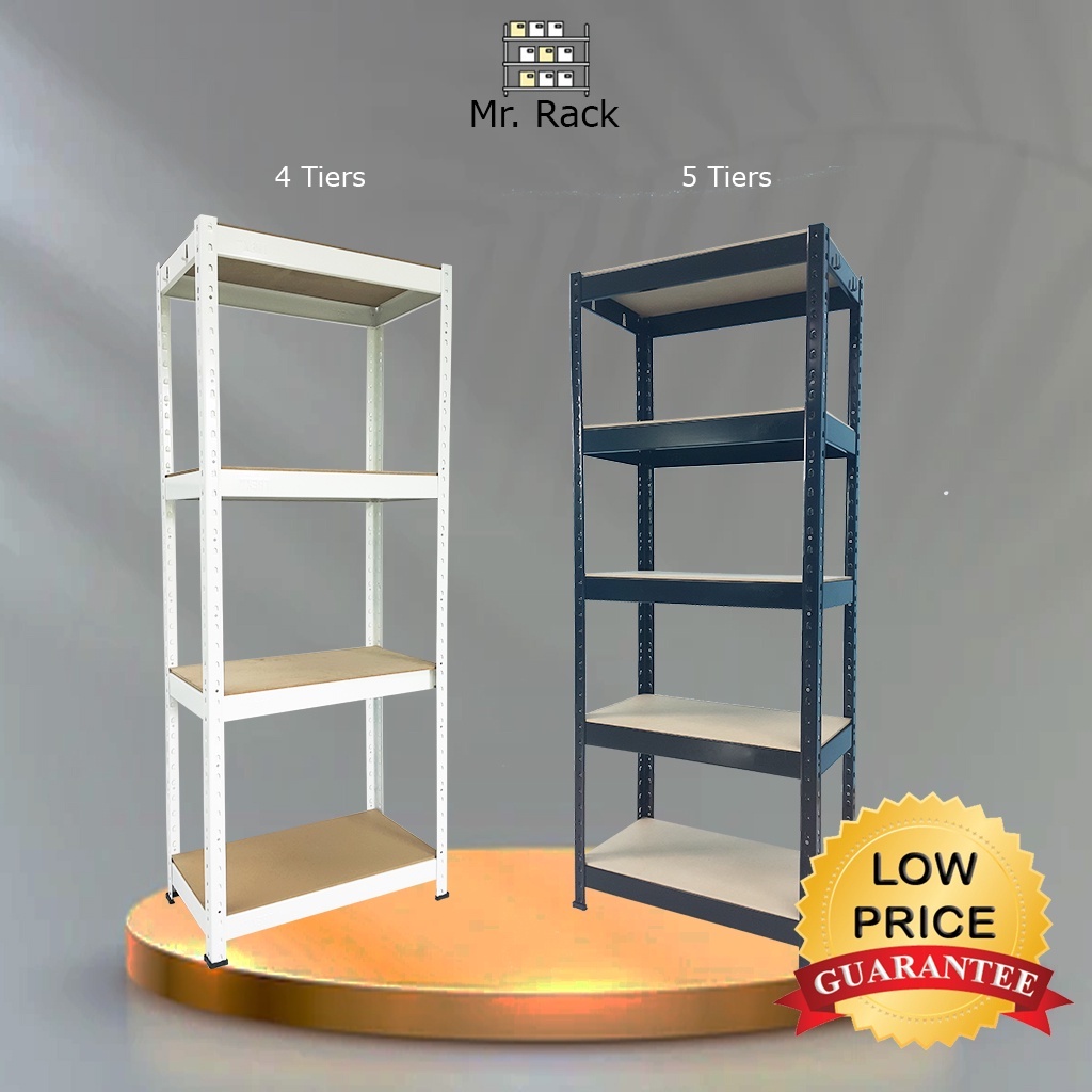 Mr. Rack M125 4, 5 Tiers HDF Board Boltless Storage Rack Store Rack 148 ...