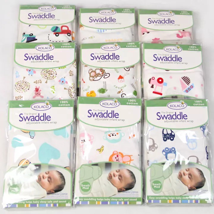 [SWADDLEME] Adjustable Infant Swaddle Baby Wrap (Assorted) | Shopee ...