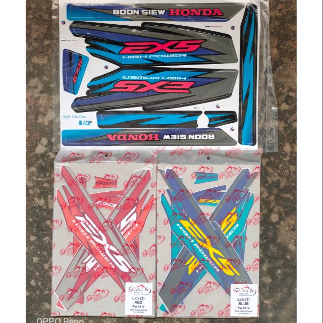 BODY STICKER EX5 ( 3 ) | Shopee Malaysia