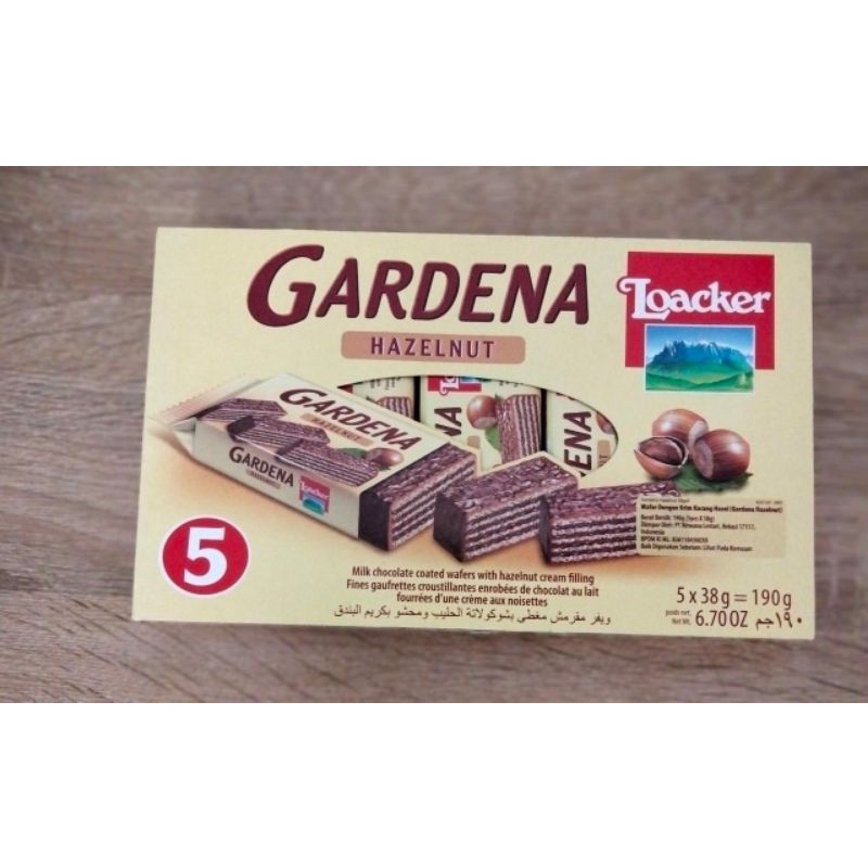 Loacker gardena hazelnut Crispy Chocolate wafer Made In italy Shopee