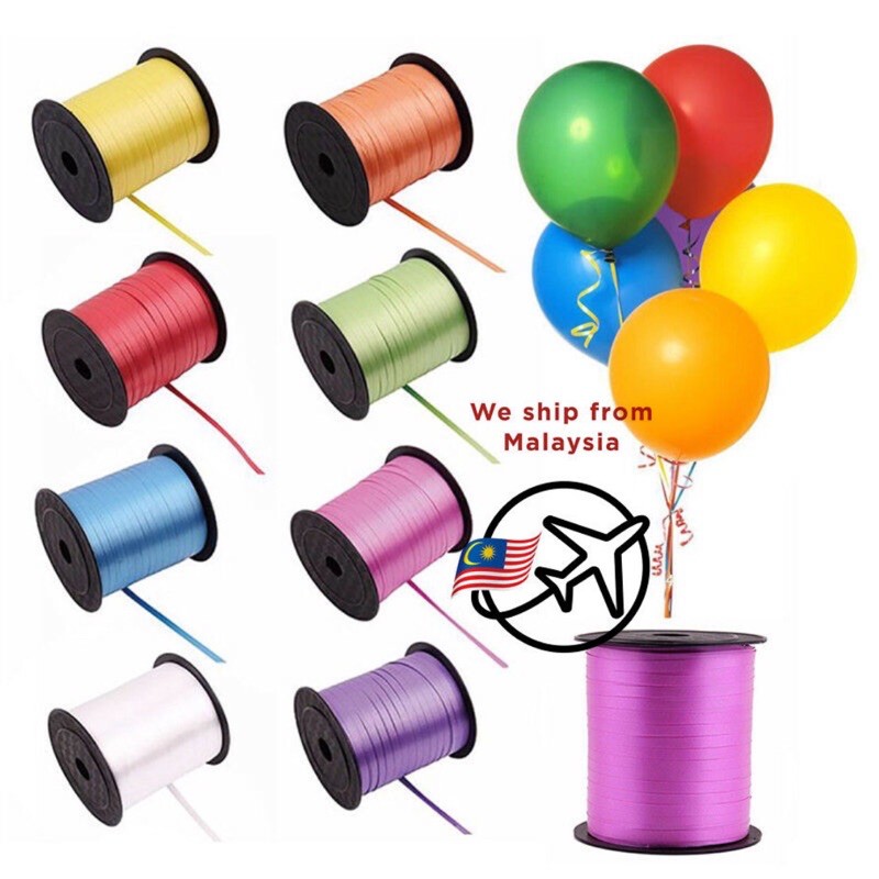 Balloons ribbons 500 Yards long for helium balloons curly ribbons ...