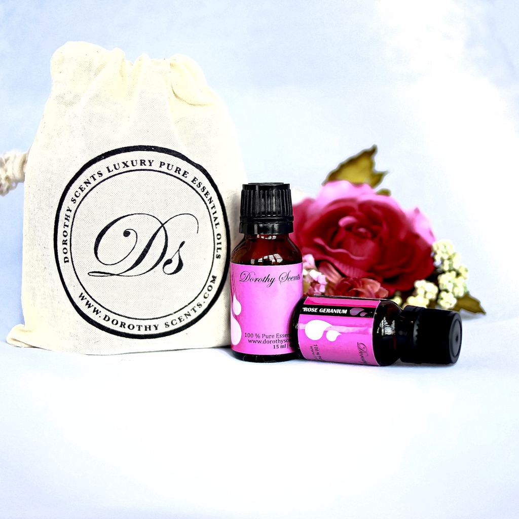 100% Pure Rose Geranium Essential Oil