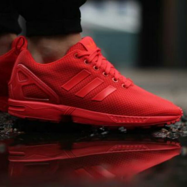 Adidas ZX flux all red Shopee Malaysia