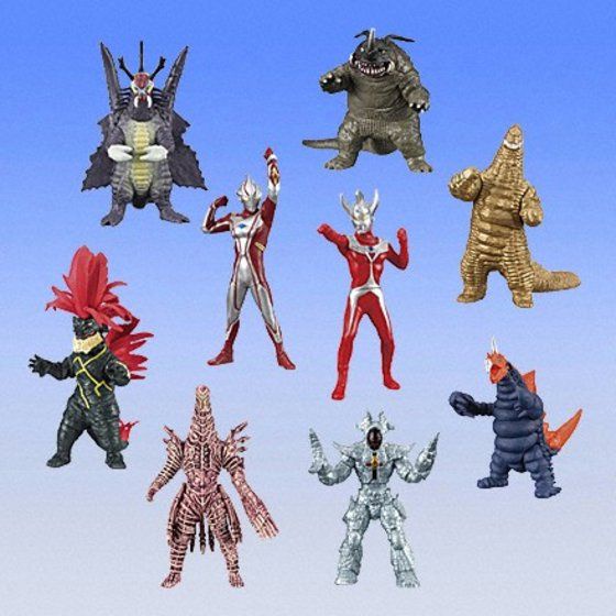 BANDAI HG GASHAPON ULTRAMAN/KAIJU/MONSTER TARO/MEBIUS/VAKISHIM/DEATH ...