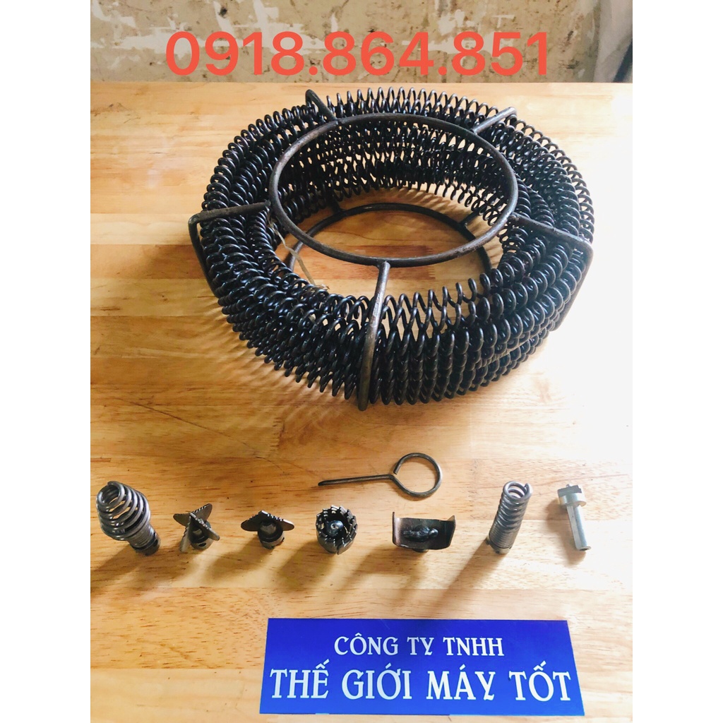 XO 16mm spring drain unclogging set (9 meters + unclogging head + using ...