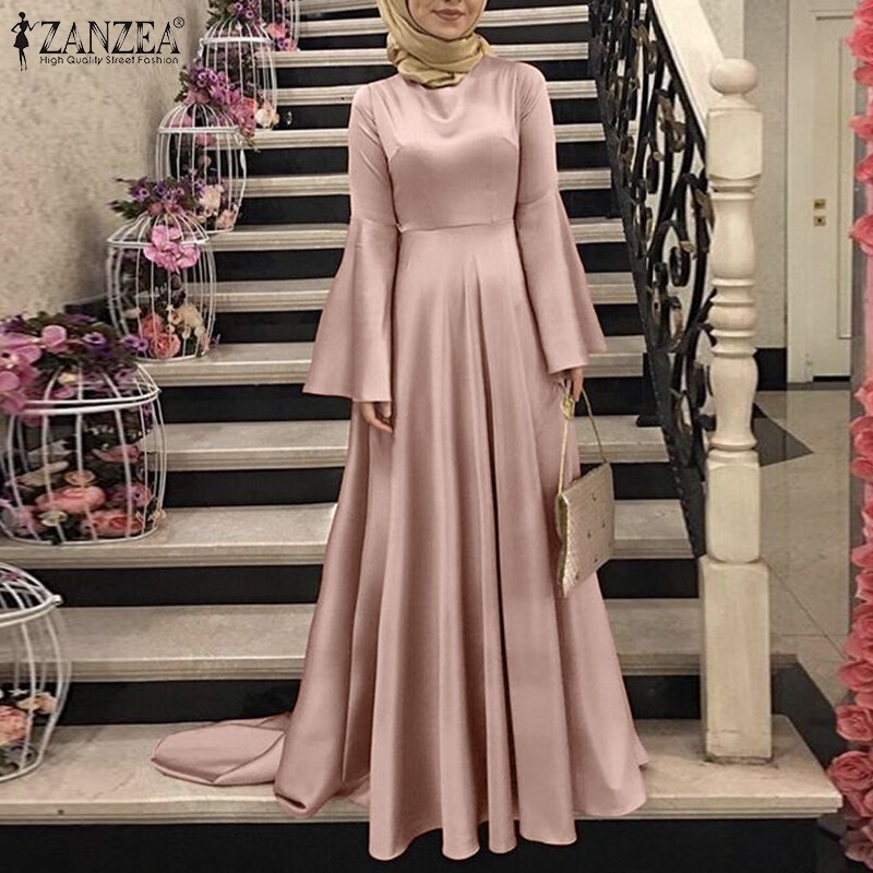 Glamorous night shop dress for muslimah