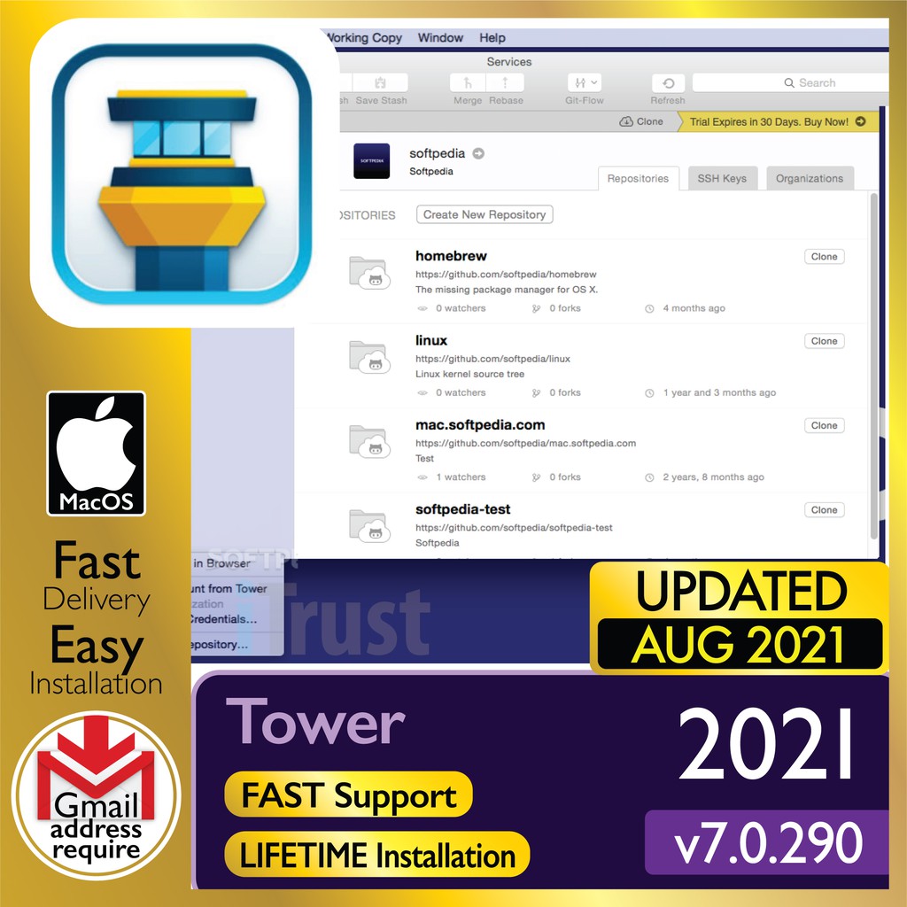 Tower 7.0 - Most Powerful Git Client [macOSX Catalina/BigSur Support ...
