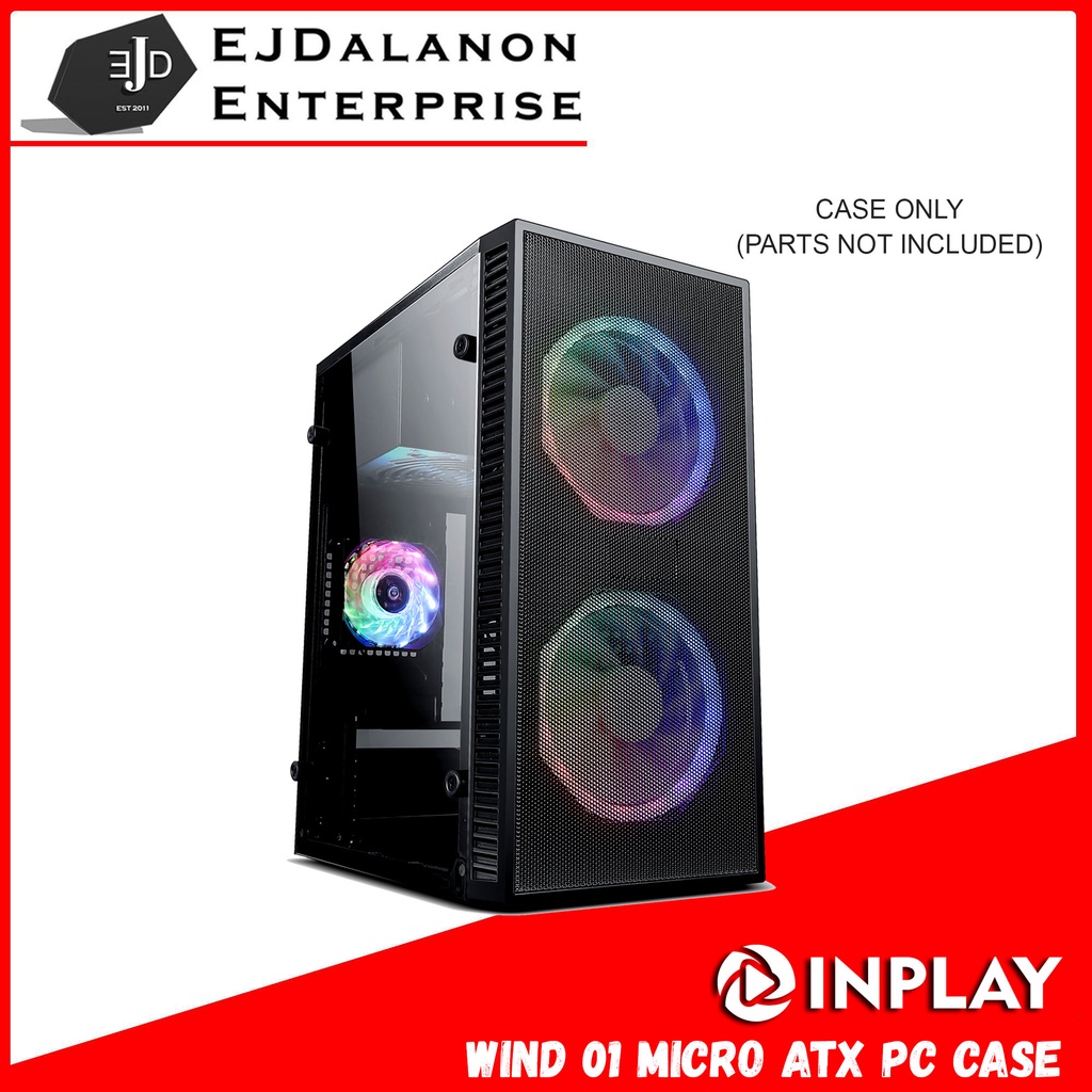 INPLAY Wind 01 Micro ATX PC Case | Shopee Malaysia