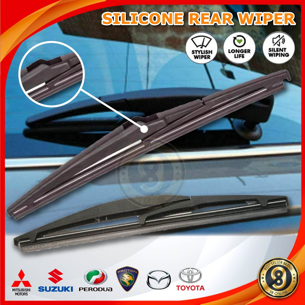 H307 Japan Silicone Car Rear Wiper 10 12 14 16 inch Perodua Honda ...
